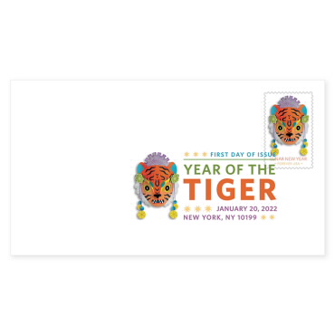 Lunar New Year: Year of the Tiger Digital Color Postmark