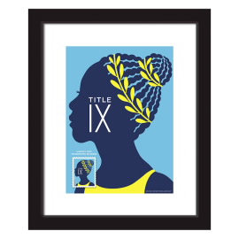 Title IX Framed Stamp, Gymnast