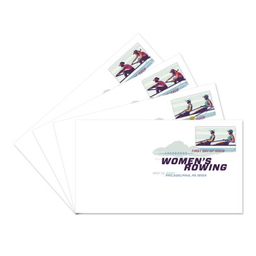 Women's Rowing Digital Color Postmark