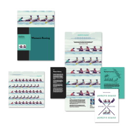 Women's Rowing Stamp Portfolio