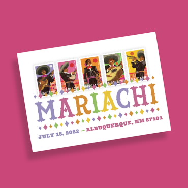 Mariachi Stamp Portfolio