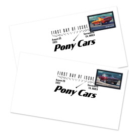 Pony Cars First Day Cover