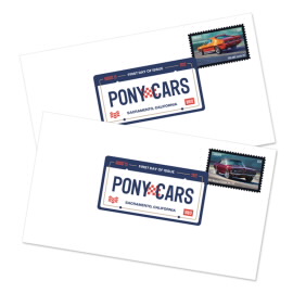 Pony Cars Digital Color Postmark