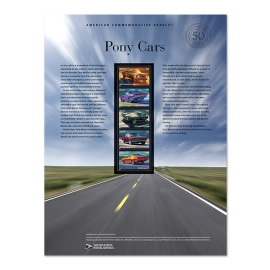 Pony Cars American Commemorative Panel