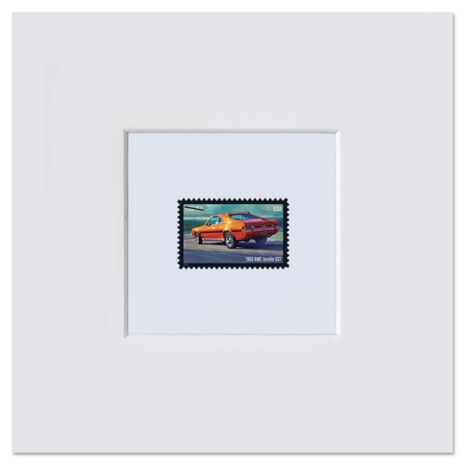 Pony Cars Matted Stamp, AMC Javelin