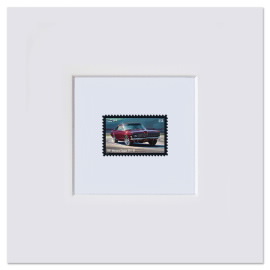 Pony Cars Matted Stamps - Mercury Cougar