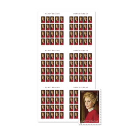 Nancy Reagan Press Sheet without Die-Cuts