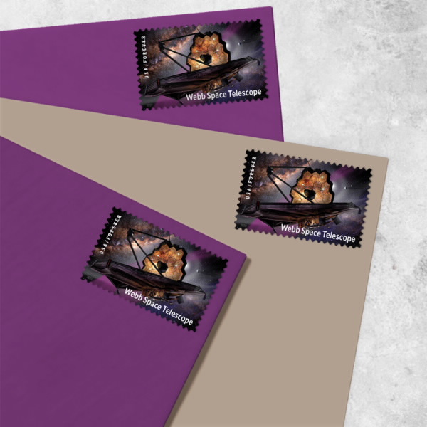 James b Space Telescope Stamps