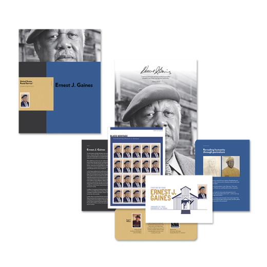 Ernest J. Gaines Stamp Portfolio