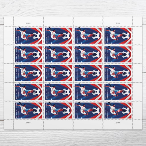 Women's Soccer Stamps