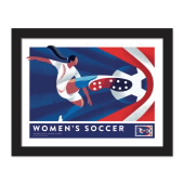 Women's Soccer Framed Stamp image