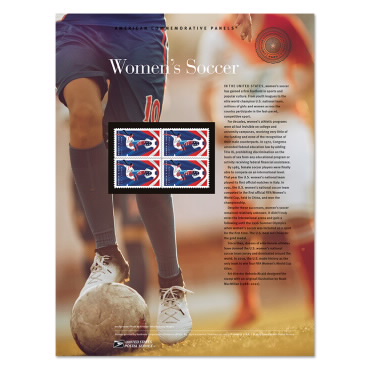 Women's Soccer American Commemorative Panel®