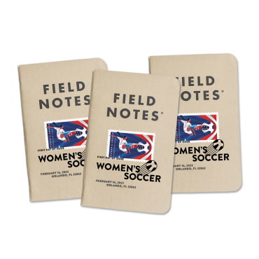 Women's Soccer Field Notes® Notebooks