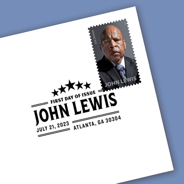 John Lewis First Day Cover