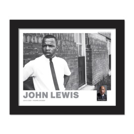 John Lewis Framed Stamp