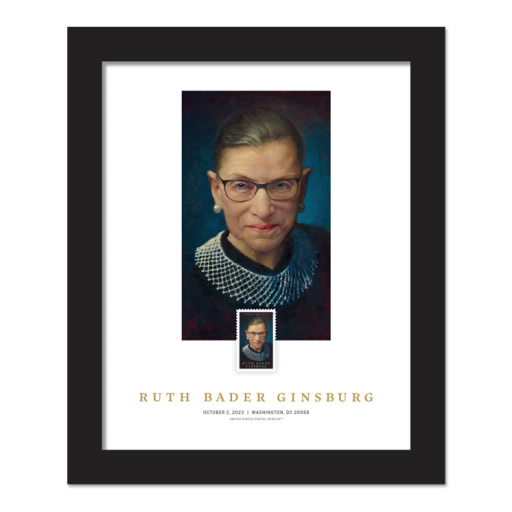 Ruth Bader Ginsburg Framed Stamp