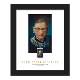 Ruth Bader Ginsburg Framed Stamp