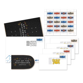 Art of the Skateboard Stamp Ceremony Memento