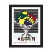 Roy Lichtenstein Framed Stamps - Still Life with Crystal Bowl image