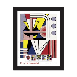 Roy Lichtenstein Framed Stamps - Modern Painting I