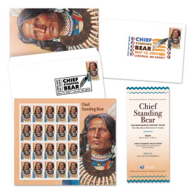Chief Standing Bear Stamp Ceremony Memento