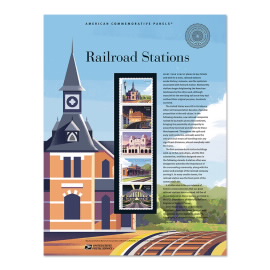 Railroad Stations American Commemorative Panel®
