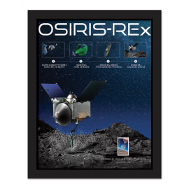 OSIRIS-REx Framed Stamps