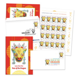 Lunar New Year: Year of the Dragon Stamp Ceremony Memento