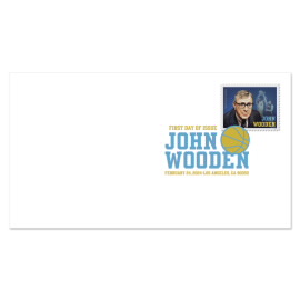 John Wooden Digital Color Postmark