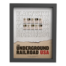 The Underground Railroad Framed Stamps