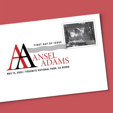 Ansel Adams Digital Color Postmark
