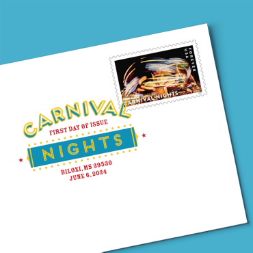 Carnival Nights Digital Color Postmark