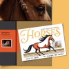 Horses Stamp Portfolio