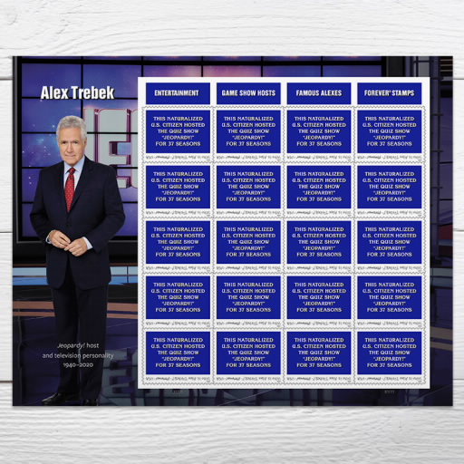 Alex Trebek Stamps