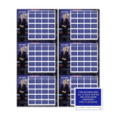 Alex Trebek Press Sheet without Die-Cuts image