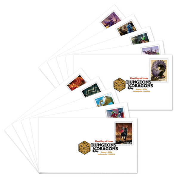 Dungeons & Dragons Digital Color Postmark