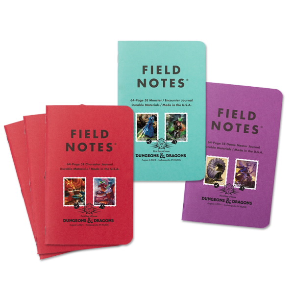 Dungeons &amp; Dragons Field Notes® Game Books | USPS.com