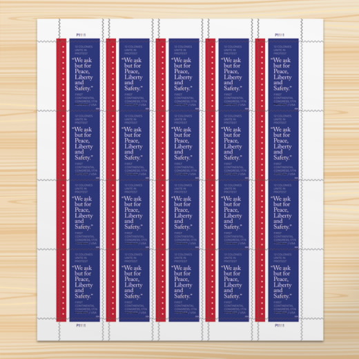 First Continental Congress, 1774 Stamps
