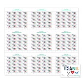 Thank You, Healthcare Community Press Sheet with Die-Cuts image