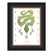 Lunar New Year: Year of the Snake Framed Stamp image