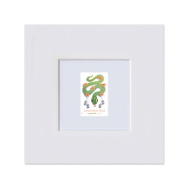 Lunar New Year: Year of the Snake Matted Stamp