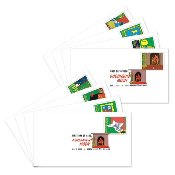 Goodnight Moon Digital Color Postmarks