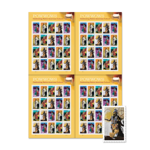 Powwows: Celebrating Native American Culture Press Sheet with Die-Cuts