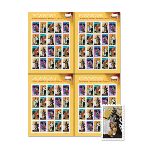 Powwows: Celebrating Native American Culture Press Sheet with Die-Cuts