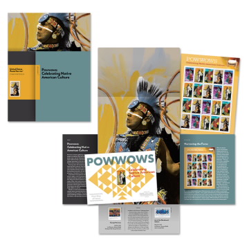 Powwows: Celebrating Native American Culture Stamp Portfolio