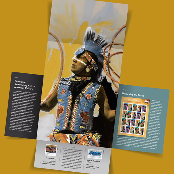 Powwows: Celebrating Native American Culture Stamp Portfolio