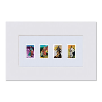 Powwows: Celebrating Native American Culture Matted Stamps