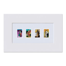 Powwows: Celebrating Native American Culture Matted Stamps