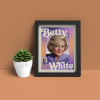 Betty White Framed Stamp