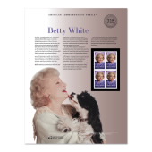 Betty White American Commemorative Panel®  image